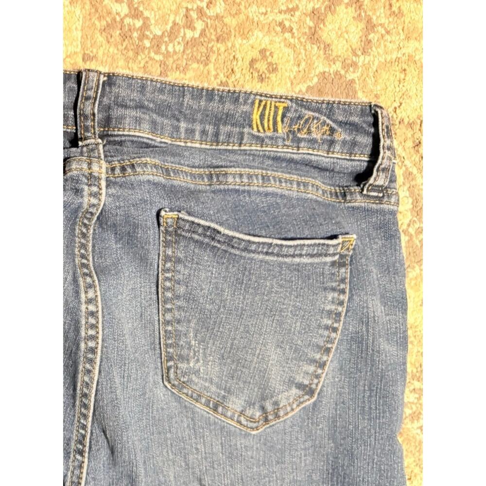 Kut From The Kloth Katy Boyfriend Jean W 10 Mid Rise Stretch Slim Straight Denim - Picture 6 of 9